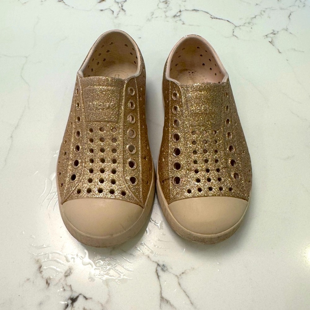 Kids Native Gold Slip-On Shoes